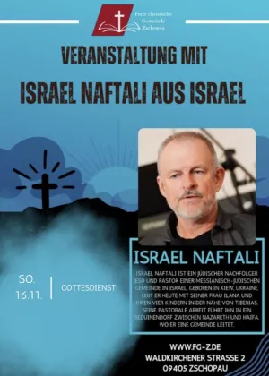 Einladung zur Veranstaltung mit Israel Naftali